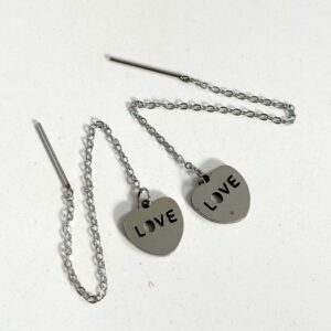 گوشواره  طرح بخیه